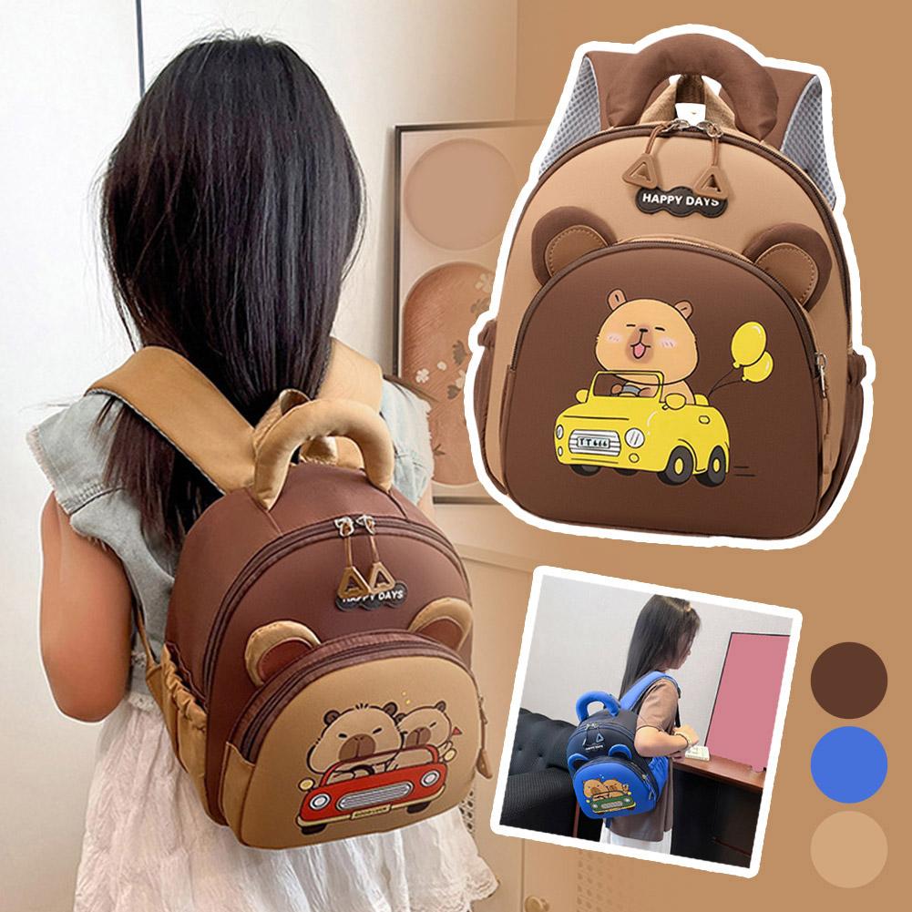 Baby Nursery Backpack - Cute Capybara Kids Backpack for Kindergarten
