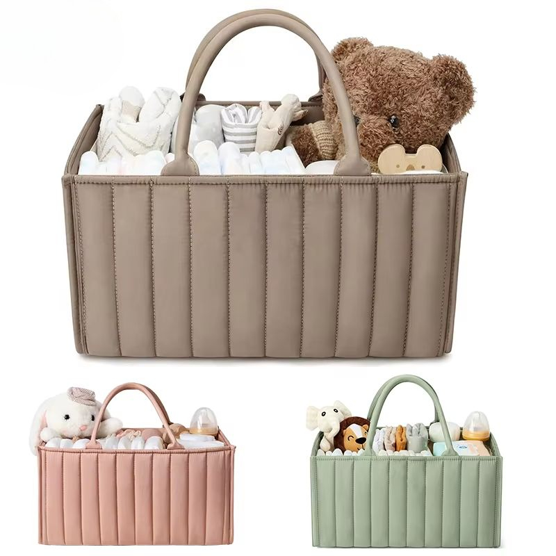 Baby Nursery Backpack - Baby Diaper Caddy Nursery Storage Basket