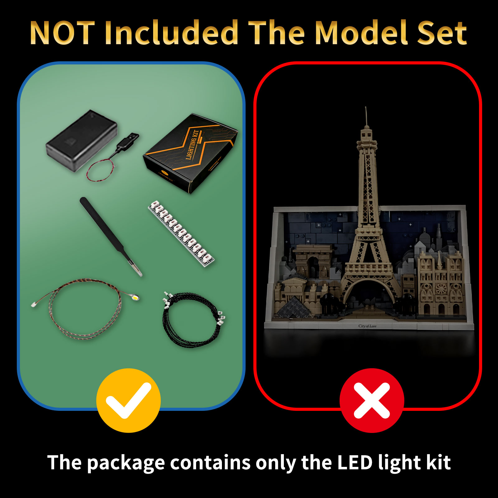 LYBMTWF LED Lighting Kit Compa - Lego Set City 评论和价格