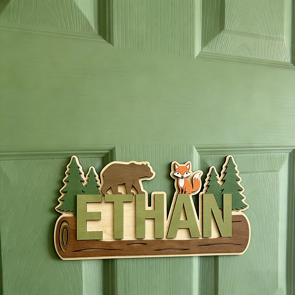 Woodland Forest Animal Persona - Baby Nursery In 评论和价格