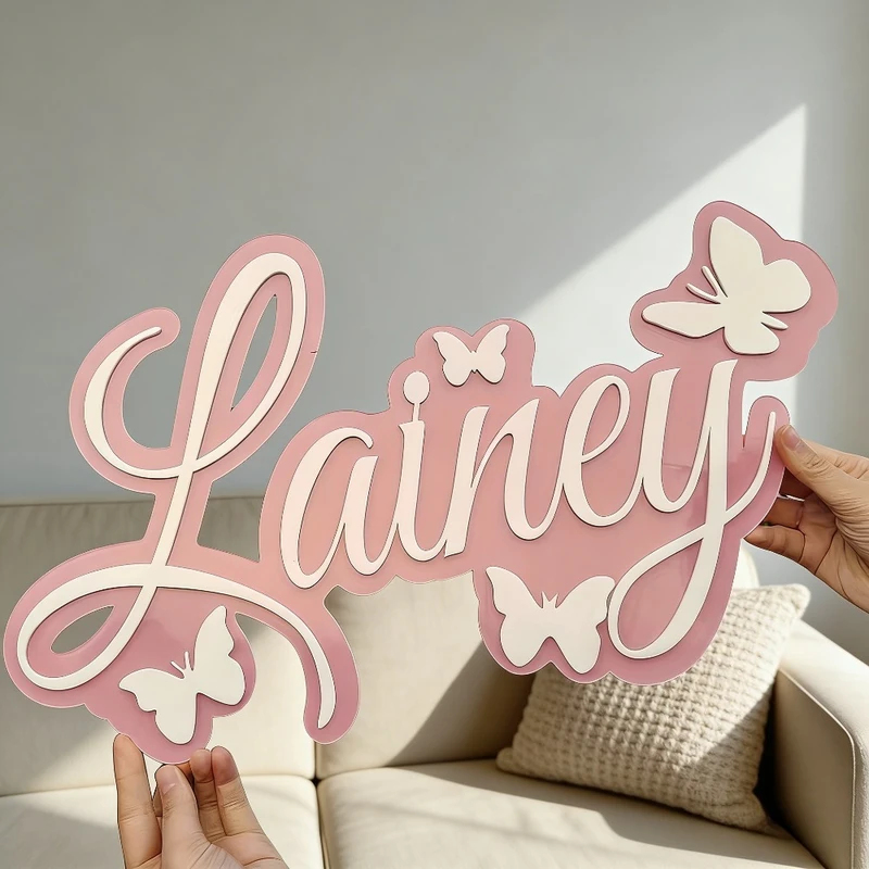 Personalized Baby Name Plaque, - Baby Nursery In 评论和价格