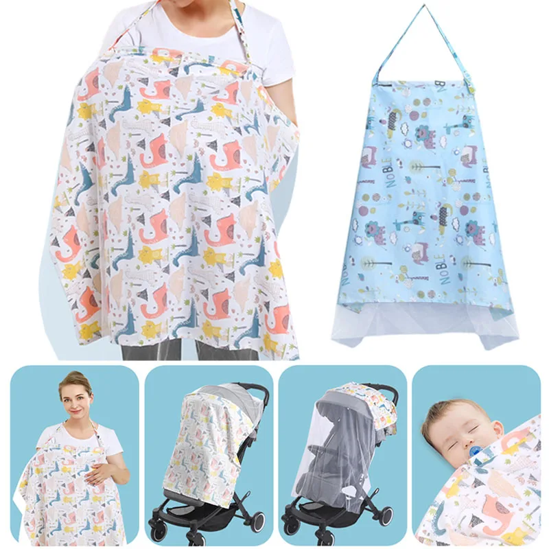 100% Cotton Baby Feeding Nursi - Nursing Cover Breastfeeding 评论和价格