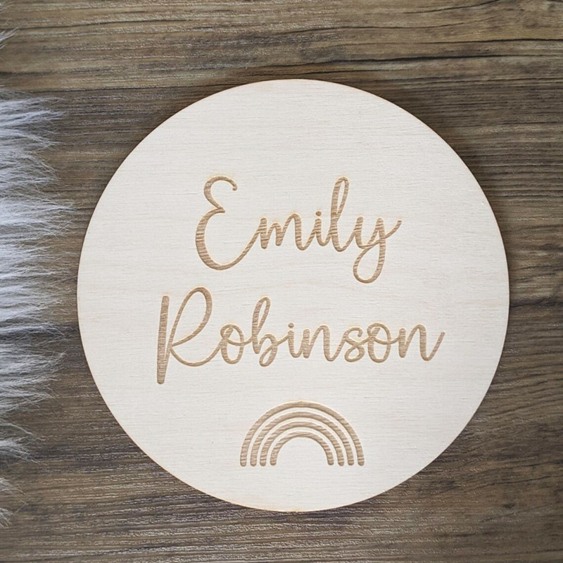 Engraved wood Nursery name sig - Baby Nursery Name Wall Art 评论和价格