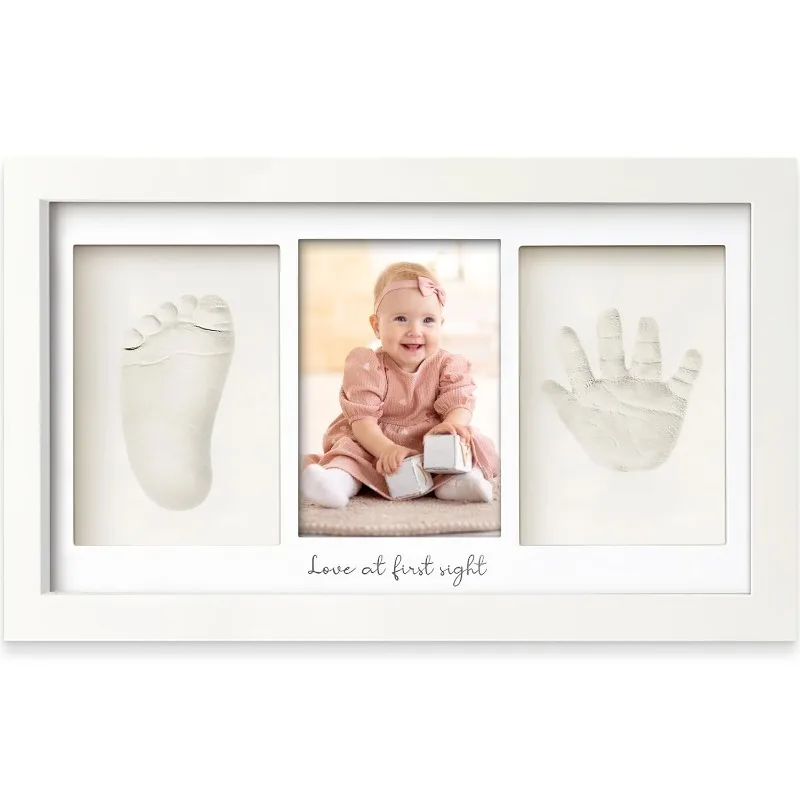 Baby Hand and Footprint Keepsa - Baby Nursery Picture Frames 评论和价格