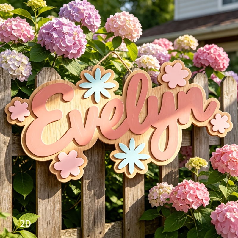 Personalized Floral Themed Nam - Baby Nursery Room 评论和价格