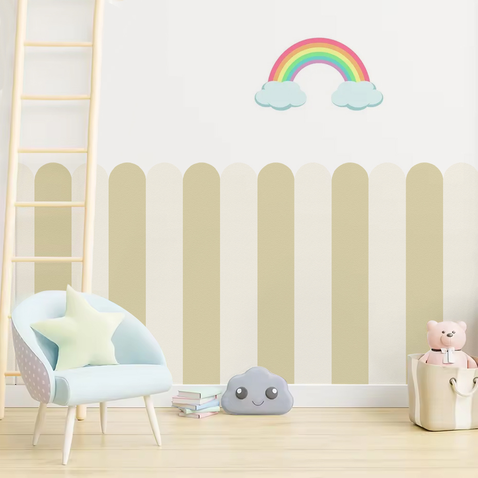 Multicolor Vertical Striped Ar - Baby Nursery Room 评论和价格