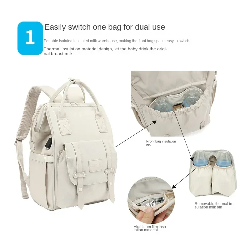 Baby Nappy Bag Mummy Bag Backp - Baby Nursery Backpack 评论和价格